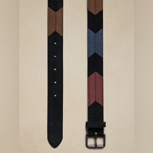 Banana Republic Factory Patchwork Suede Belt